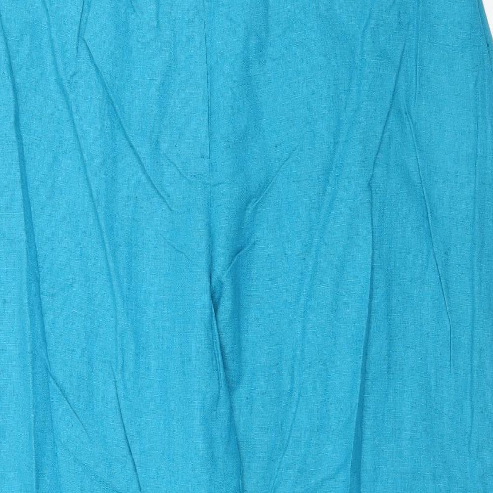 Joanna Hope Womens Blue   Cropped Trousers Size 20 L26 in