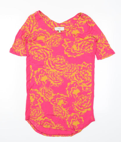 Womens UK Size 6 NEXT Pink Basic T-Shirt