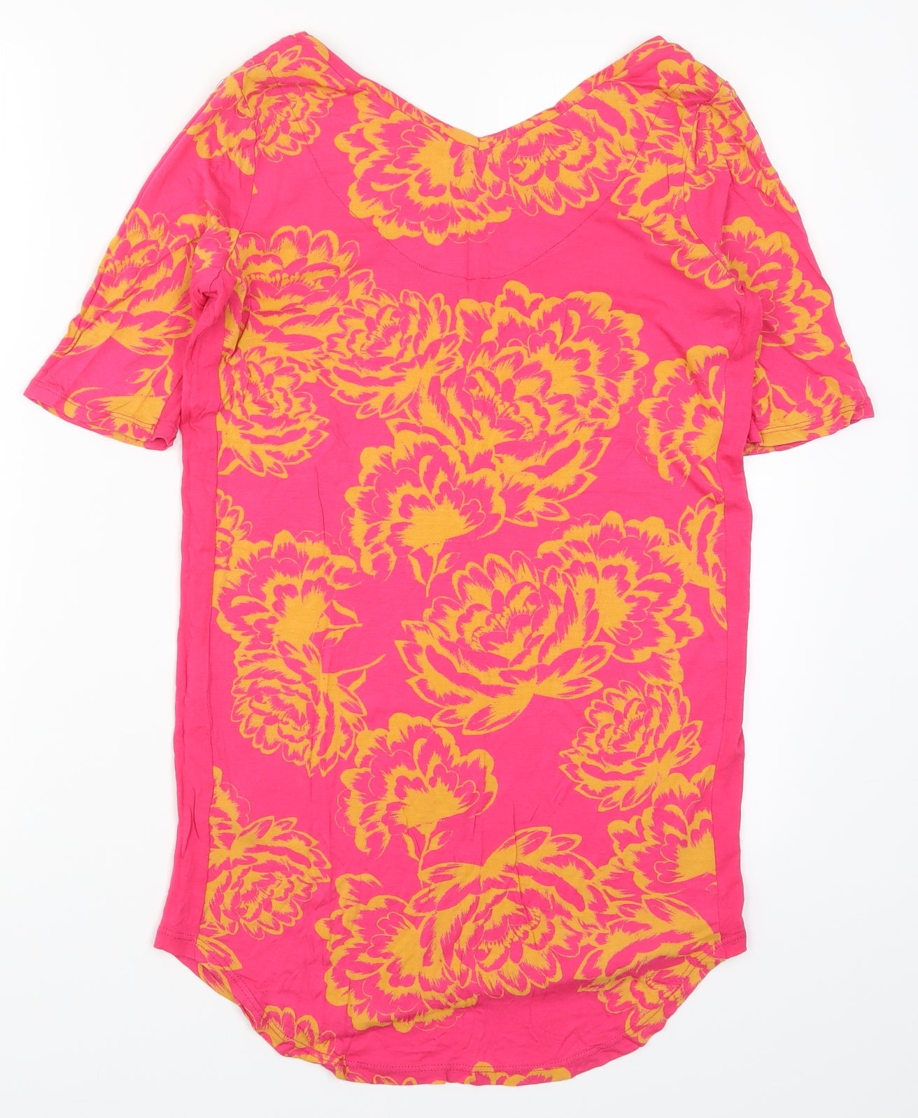 Womens UK Size 6 NEXT Pink Basic T-Shirt