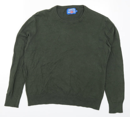 Twister Gorilla Mens Green  Knit Pullover Jumper Size L