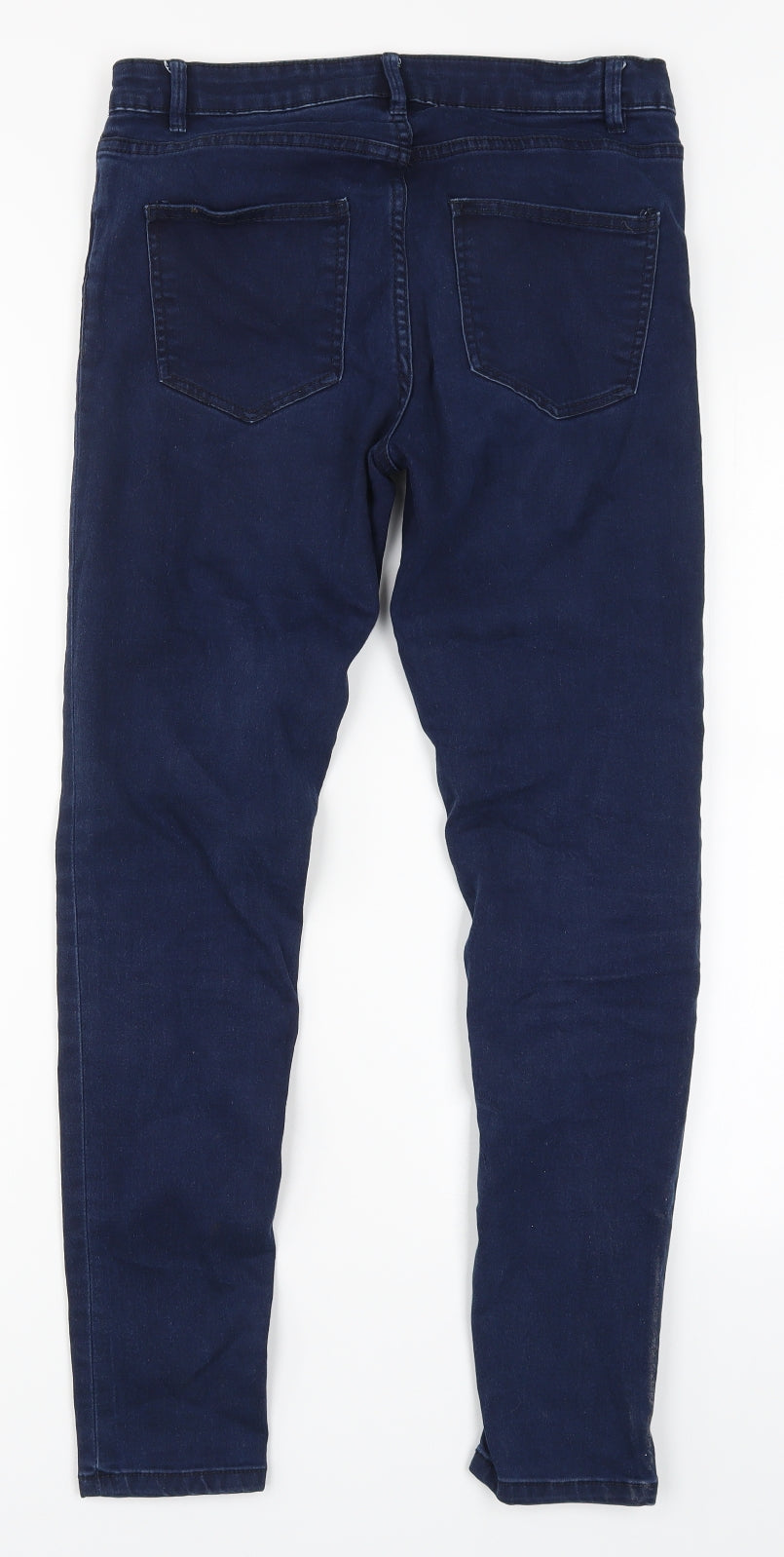 ESMARA Womens Blue  Denim Skinny Jeans Size 14 L28 in