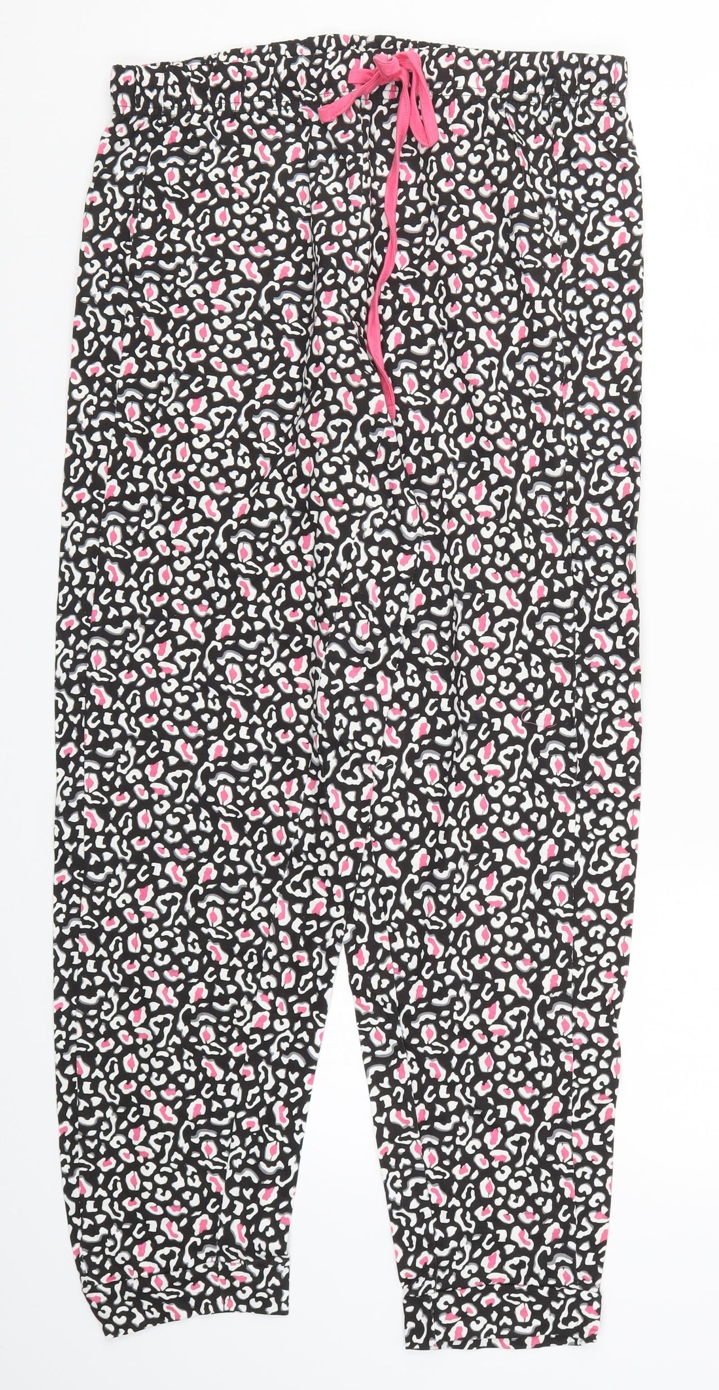 Womens UK Size L Preworn Regular Fit  Pink Trousers