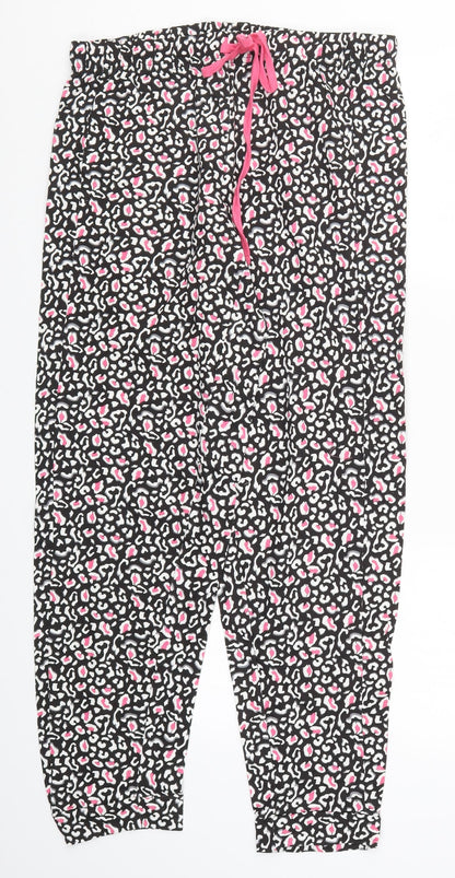 Womens UK Size L Preworn Regular Fit  Pink Trousers