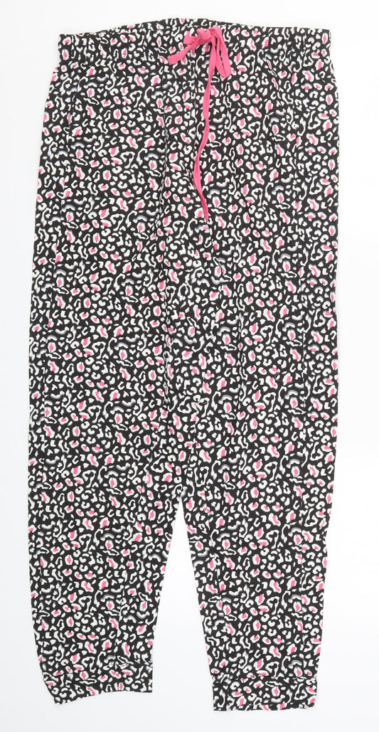 Womens UK Size L Preworn Regular Fit  Pink Trousers