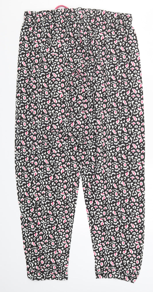 Womens UK Size L Preworn Regular Fit  Pink Trousers