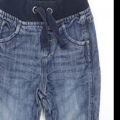 Matalan Boys Blue  Denim Capri Jeans Size 9-12 Months