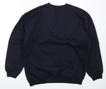 Beaver International Mens Blue   Pullover Sweatshirt Size L  - Leggett & Platt