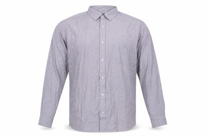 Mens UK Size 17 F&F Purple  Button-Up Long Sleeve Casual Shirt