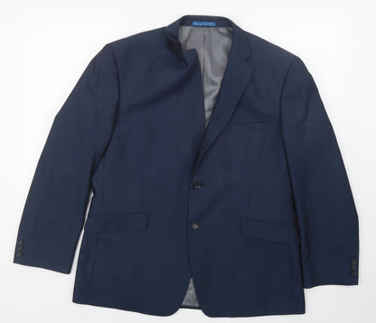 Mens UK Size 40 BHS Regular Blue Suit Jacket