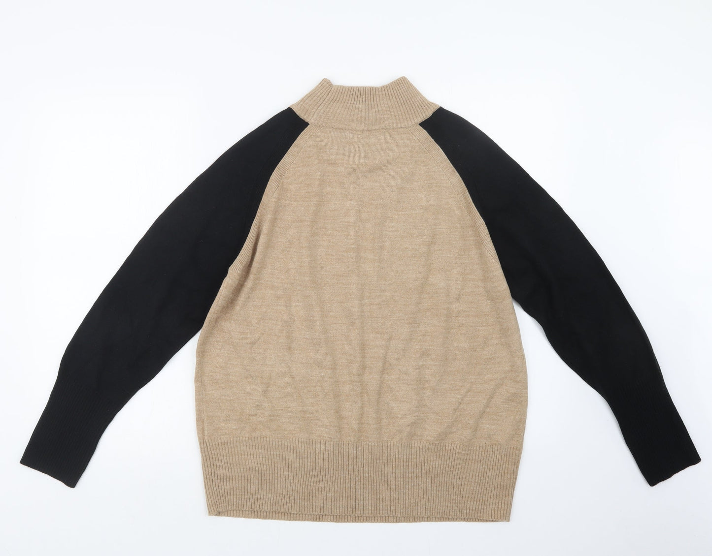 Womens UK Size M Marks and Spencer Beige Pullover Jumper