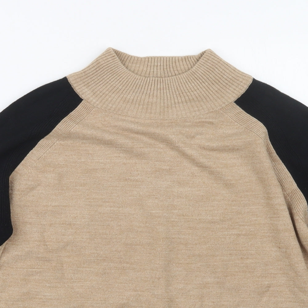 Womens UK Size M Marks and Spencer Beige Pullover Jumper