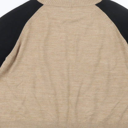 Womens UK Size M Marks and Spencer Beige Pullover Jumper