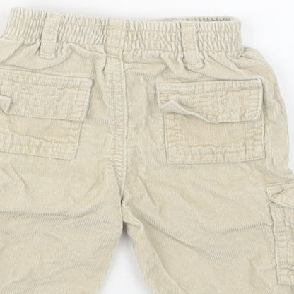 Adams Kids Boys Beige   Cargo Trousers Size 3-6 Months