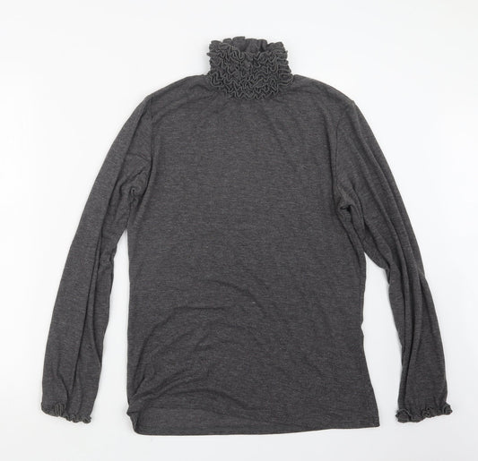 Womens UK Size 10 Preworn Grey Pullover Jumper