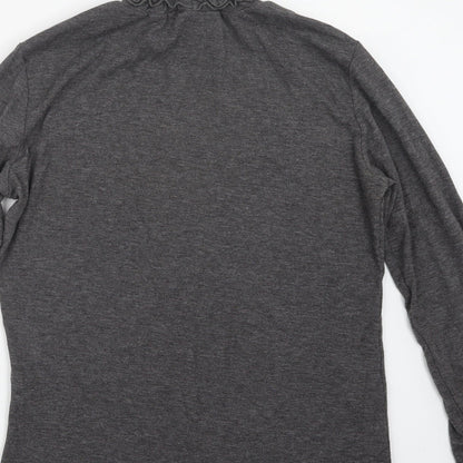 Womens UK Size 10 Preworn Grey Pullover Jumper