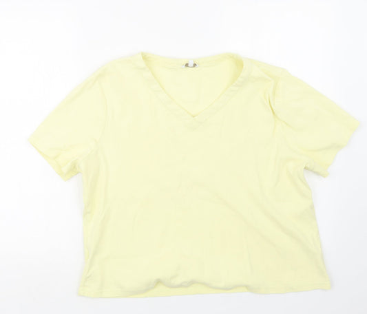 CC Womens Yellow   Basic T-Shirt Size XL