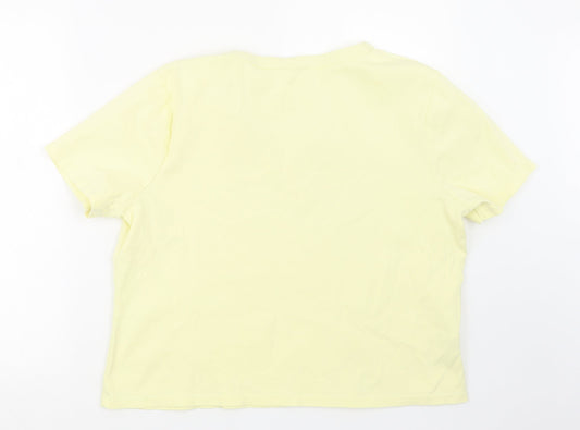 CC Womens Yellow   Basic T-Shirt Size XL