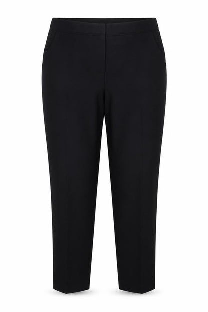 Front view of Atmosphere women’s black trousers, size UK 18, 23.5-inch leg
