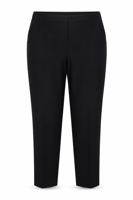 Front view of Atmosphere women’s black trousers, size UK 18, 23.5-inch leg