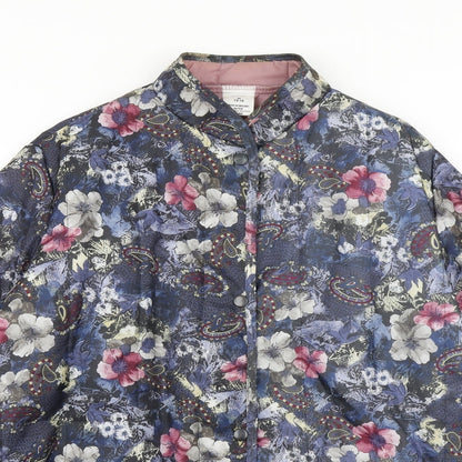 Womens UK Size M Preworn Blue Pea Coat