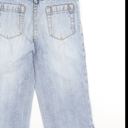Nect Girls Blue  Denim Straight Jeans Size 5 Years