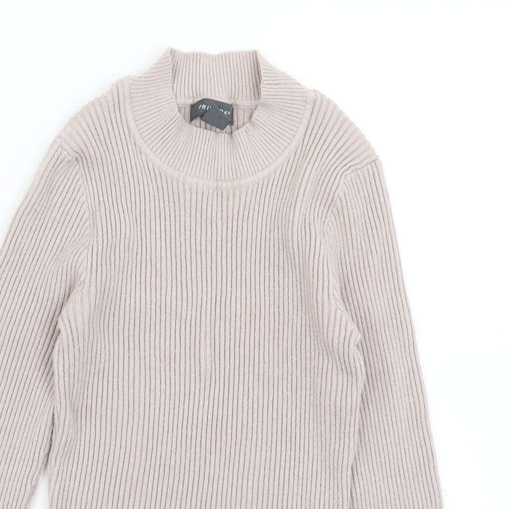 Primark Womens Pink  Knit Pullover Jumper Size M