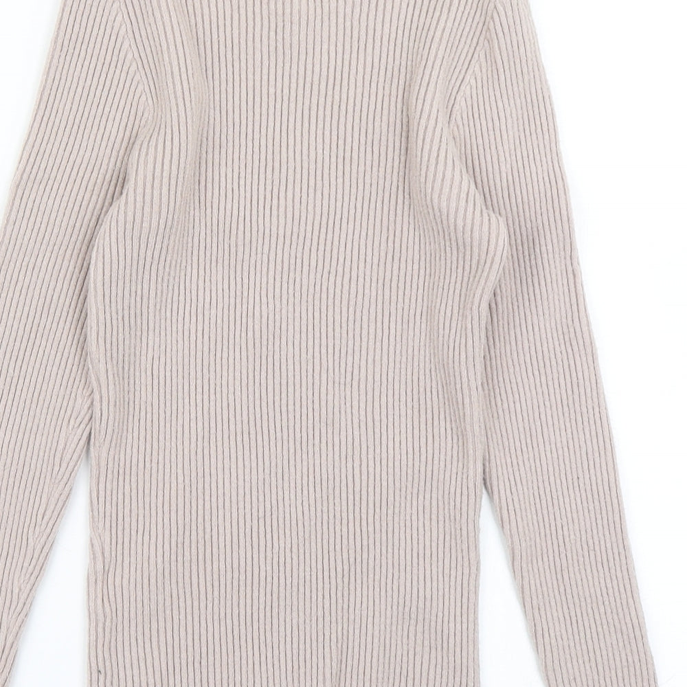 Primark Womens Pink  Knit Pullover Jumper Size M