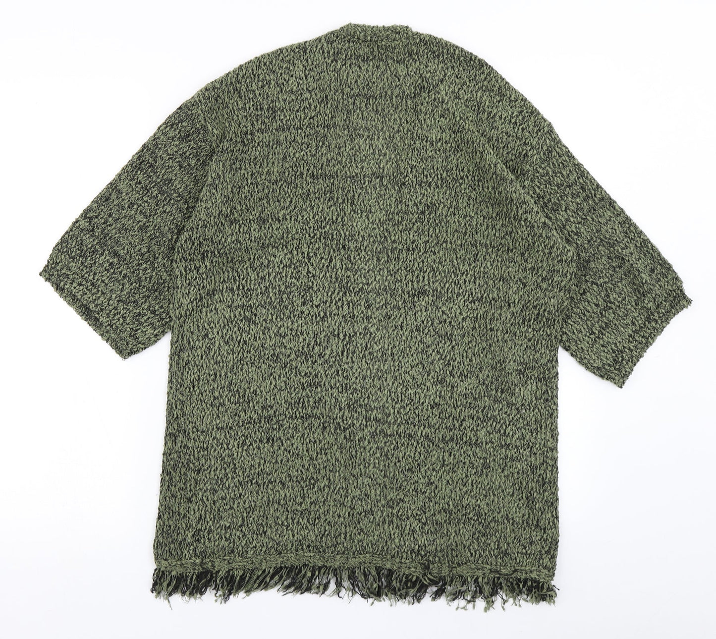 Womens UK Size S New Look Green Cardigan Jumper