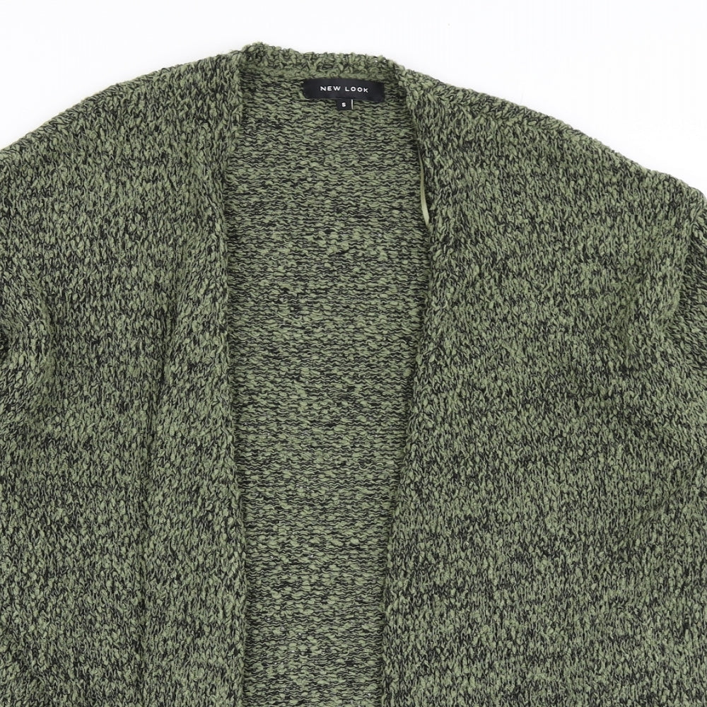 Womens UK Size S New Look Green Cardigan Jumper