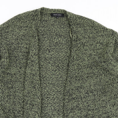 Womens UK Size S New Look Green Cardigan Jumper