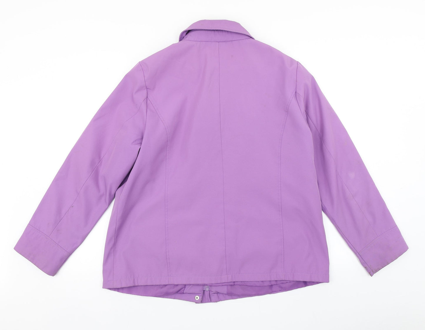 BM Womens Purple   Pea Coat Coat Size M