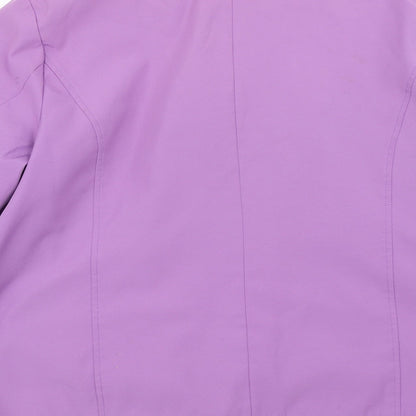 BM Womens Purple   Pea Coat Coat Size M