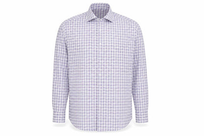 Mens UK Size L Collezione Purple  Button-Up Long Sleeve Casual Shirt