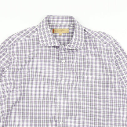 Mens UK Size L Collezione Purple  Button-Up Long Sleeve Casual Shirt