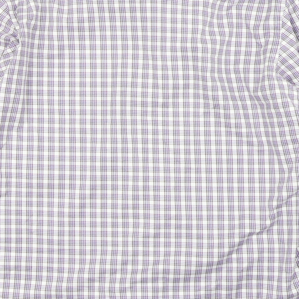 Mens UK Size L Collezione Purple  Button-Up Long Sleeve Casual Shirt