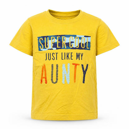 Nutmeg Boys Yellow   Basic T-Shirt Size 2-3 Years