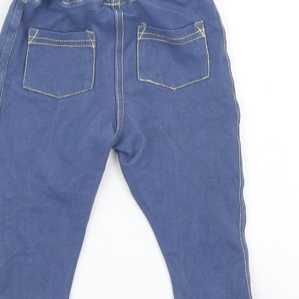 Dunnes Girls Blue  Denim Jogger Jeans Size 6-9 Months