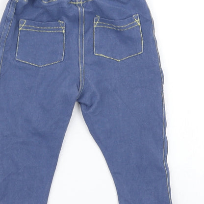 Dunnes Girls Blue  Denim Jogger Jeans Size 6-9 Months