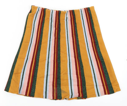 Womens UK Size L Preworn A-Line  Skirt