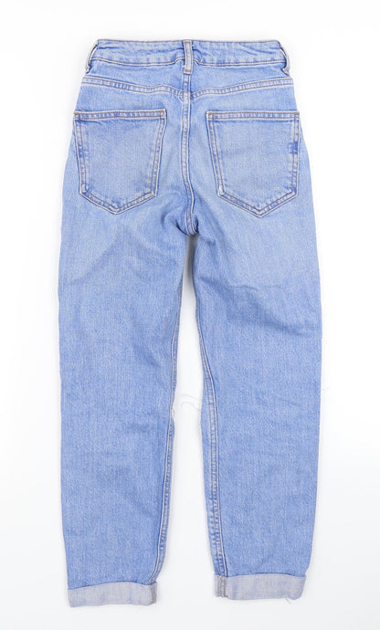 915 Generation Girls Blue  Denim Straight Jeans Size 9 Months - Distressed