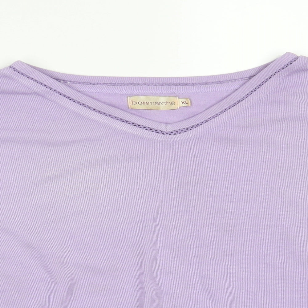 Bonmarché Womens Purple   Pullover Sweatshirt Size XL