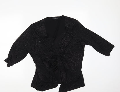 BM Womens Black   T-Shirt Dress  Size L