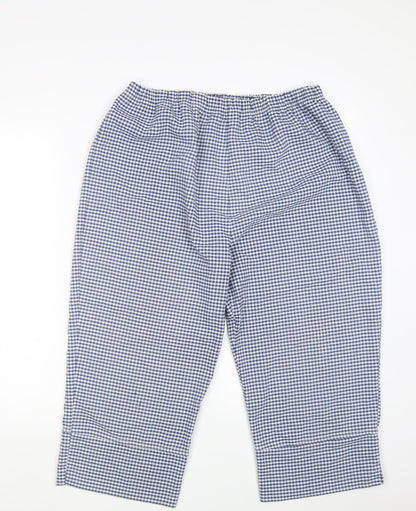 Womens UK Size 32 in Preworn Regular Fit Sweatpants Blue Trousers
