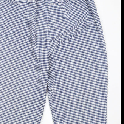 Womens UK Size 32 in Preworn Regular Fit Sweatpants Blue Trousers