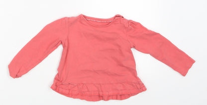 TU Girls Pink   Basic T-Shirt Size 12-18 Months