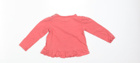 TU Girls Pink   Basic T-Shirt Size 12-18 Months