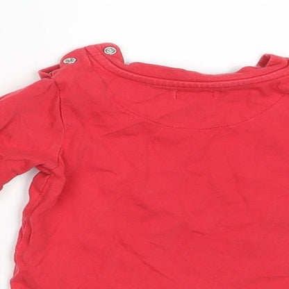 BHS Baby Red   Basic T-Shirt Size 18-24 Months