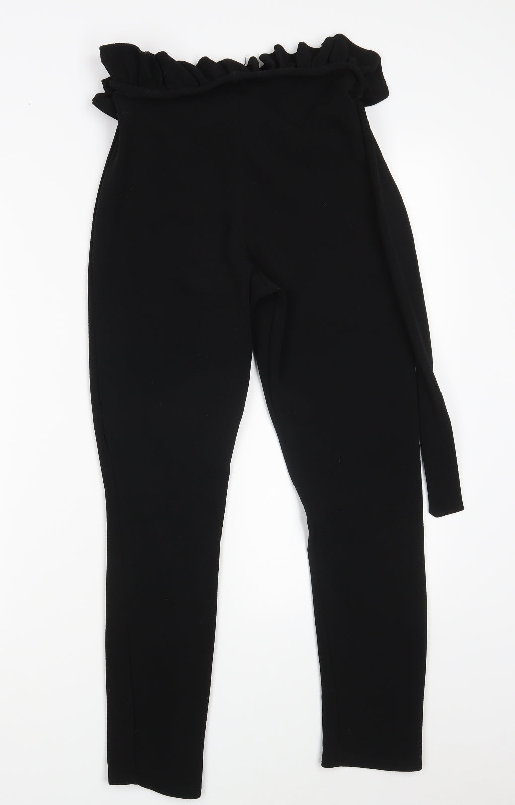 Womens UK Size 8 PRETTYLITTLETHING Regular Fit  Black Trousers