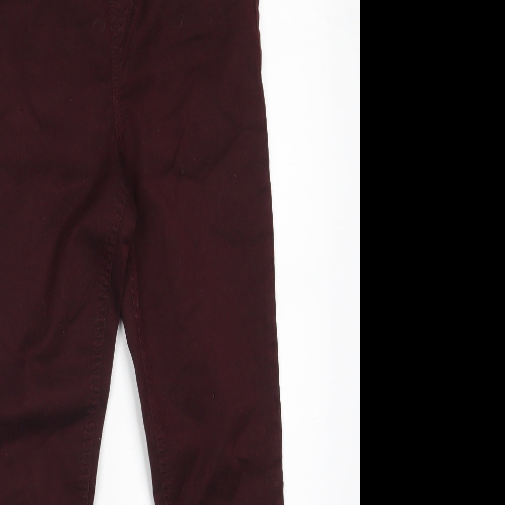 F&F Womens Purple  Denim Jegging Jeans Size 10 L27 in