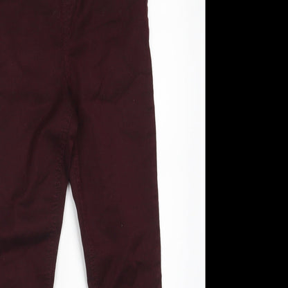 F&F Womens Purple  Denim Jegging Jeans Size 10 L27 in